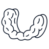 Invisalign clear aligners for straightening teeth